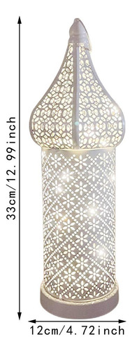 Linterna Colgante De Hierro Led Luz De Hada De Hada Retro M