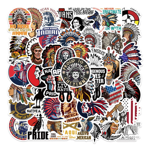 Native American People Stickers For Laptop And Ntjzv