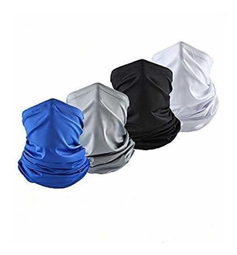 4 Piezas De Proteccion Solar Uv Cuello Polaina Bufanda Cicl