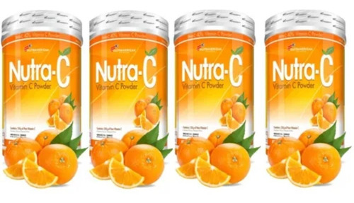 4 X Vitamina C Nutra C 100 Servicios + Obsequio
