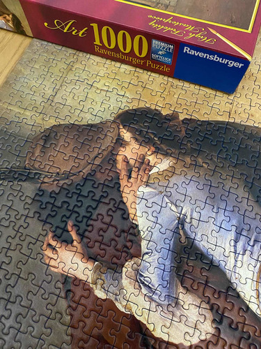 Imagen 1 de 5 de Rompecabezas Armado - El Beso - Hayez - Revensburger - 1000