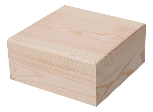 Caja De Almacenamiento De Madera,caja 18cmx18cmx8cm