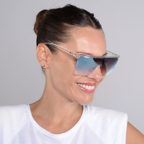 Imagen 2 de 7 de Anteojos Sol Infinit By Pampita Moscow Cristal Lente Espejo