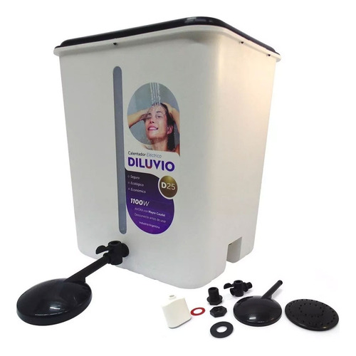 Calefon Electrico O Ducha Electrica De 25 Litros Con Visor