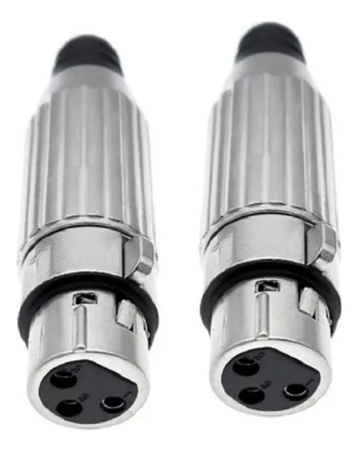 20 Conector Metalco Compatible Con Switchcraft Canon Xlr Dmx Puras Hembras