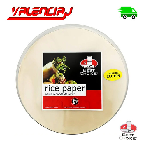 3 Papel De Arroz 22 Cm Best Choice X 300g