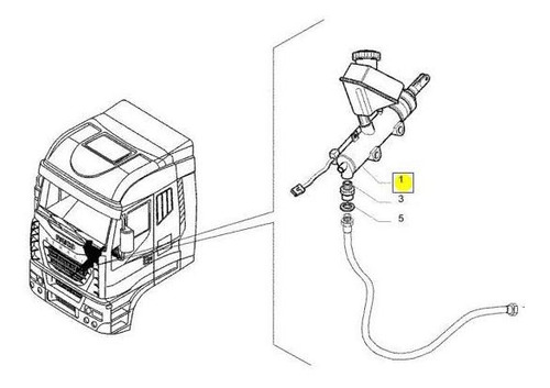 Cilindro Maestro De Embrague Iveco 41285356