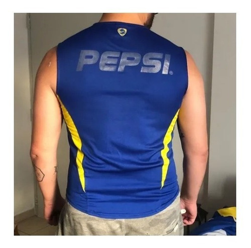 Imagen 2 de 6 de Camiseta Musculosa Entrenamiento Nike Boca (2003 / Original)