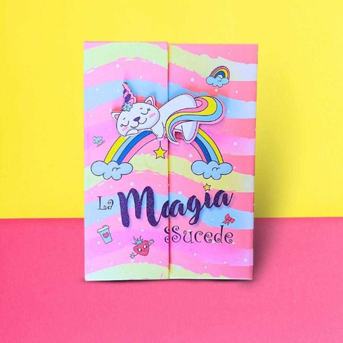 Diario Intimo Infantil La Magia Sucede 15x11 Educando Portada Rosa