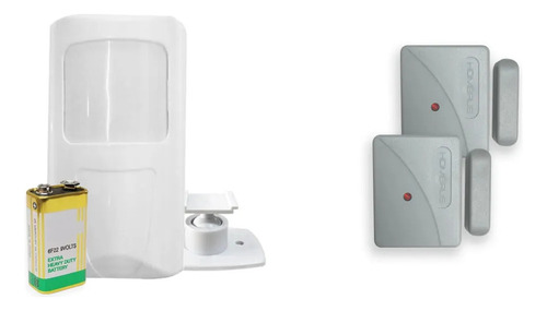 Kit Alarme Residencial Hombrus 3 Sensor Sem Fio Configurado