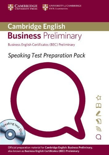 Bec Preliminary Speaking Test   Preparation Pack   Dvd
