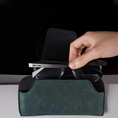 Soporte For Gafas De Sol For Visera De Coche, Verde