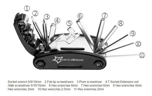 Rockbros  Set De Herramientas Bicicleta