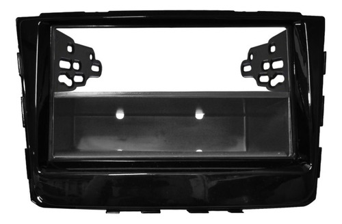 Moldura Painel Rádio 1din Porta Obj Creta 2017 Black Piano