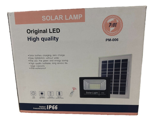 Proyector Panel Solar Lamp 200w/6500k Ip66 Pm-006 Irm-10958