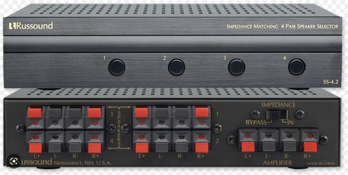Russound Selector De Bocinas 4 Pares S/control De Volumen