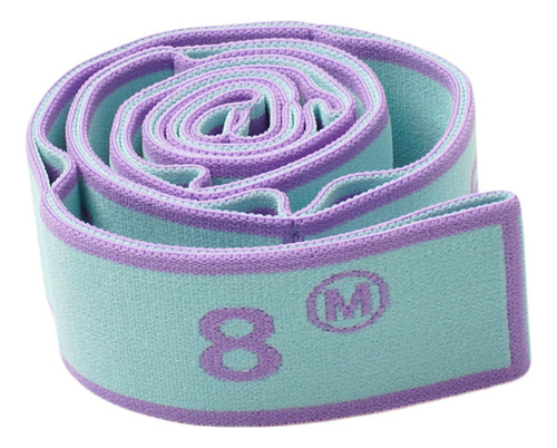 Correa Elástica Para Yoga Segmentada, Cinturón De Azul