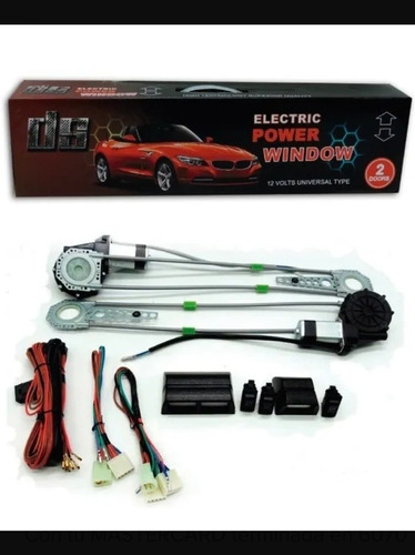 Kit Alza Cristales Para Auto Universal 2 P Sin Instalación