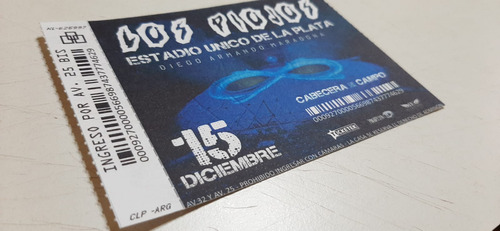 Reimpresión Entradas Físicas Piojos Estadio Único 14/12/24