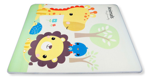 Tapete Xpe Bebé Para Gatear Con Dibujos Animados 180x150cm Dz38/e Animales Sabana