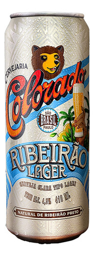 Cerveja Colorado Ribeirão Lager lata 410ml