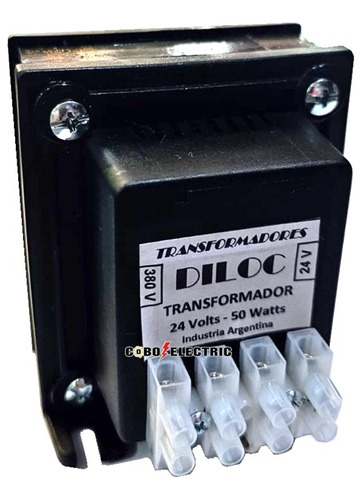 Transformador Reductor 380v 24v 50w Diloc Nacional Trafo