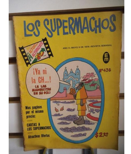 Comic Los Supermachos 436 Editorial Posada Vintage 