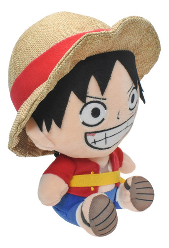 Peluche De Peluche Con Dibujos Animados De Luffy, Suave, Col