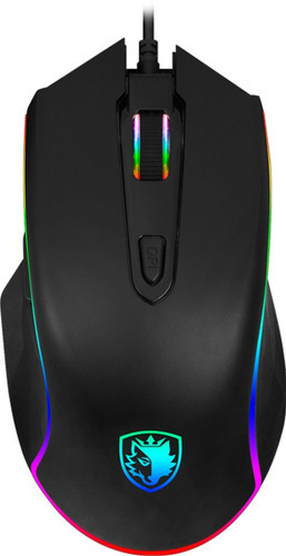 Mouse Gamer Sades Scythe Rgb 7 Botones Programable Ergonomic