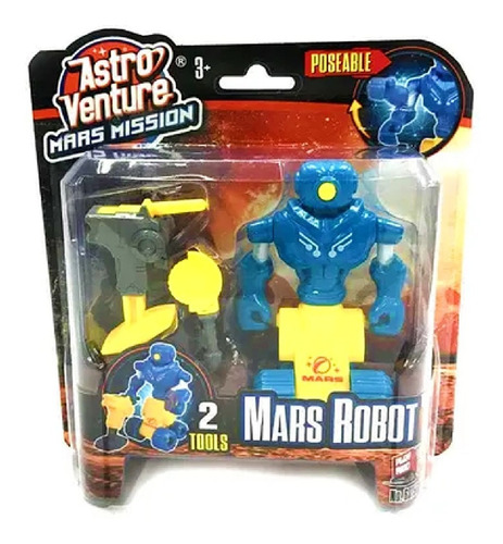 Figura Robot Mision Marte Con Herramientas Astro Venture