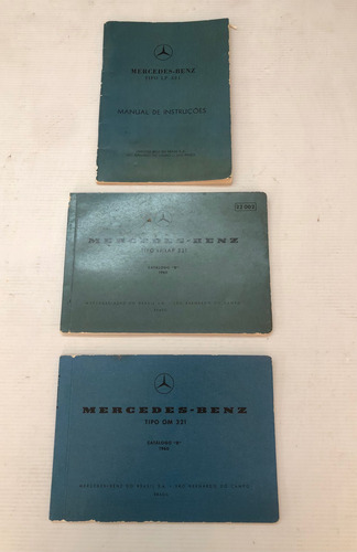 Manual Proprietário Mercedes Benz Mod.om-321, Lp E Lap (Usado)