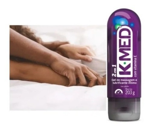 Imagen 3 de 4 de Gel Lubricante 2 En 1. K-med 203g. Anal, Vaginal, Sin Dolor!