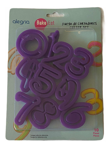 Cortadores Para Galletas Forma De Numeros De Disney