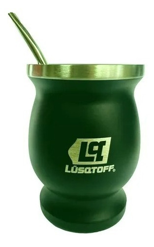 Mate De Acero Inoxidable 300ml Lusqtoff Matlv-8b C/ Bombilla