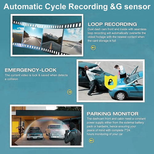 Grabadora De Seguridad For Automóviles, Cámaras De Conducci