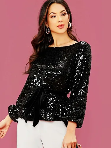 Blusas Con Lentejuelas Para Dama MercadoLibre