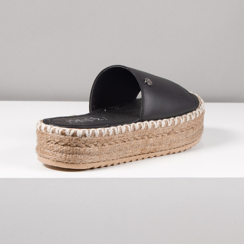 Imagen 3 de 6 de Sandalias Mujer Cuero Vacuno Yute Moda Verano Citadina Guada