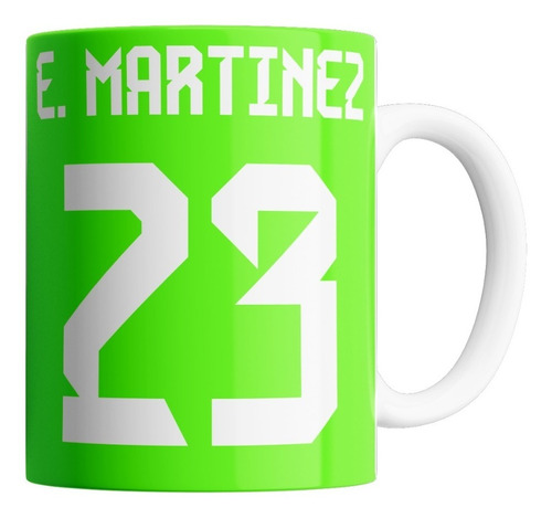 Taza De Cerámica - Dibu Martinez 23 Campeon Qatar 2022