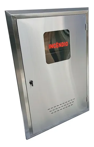 Moldura Inox Caixa Hidrante C/ Porta Inox+visor – 900x600mm