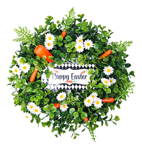 Flor Artificial Feliz Pascua Guirnalda 40 Cm Decoraciones