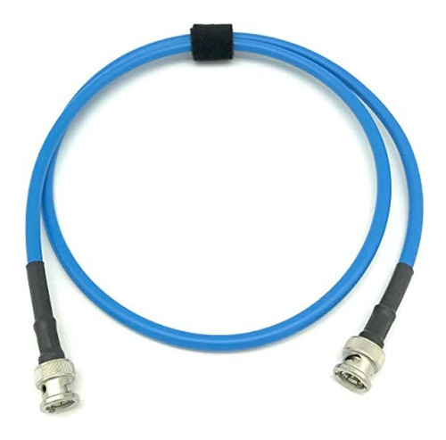 Cable Rg59 3g / 6g Hd Sdi Bnc De 50 Pies - Azul