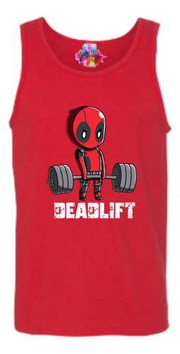 Tank Top Gym Deadpool Variedad De Tallas
