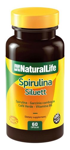 Spirulina Siluett 60 Cápsulas Natural Life