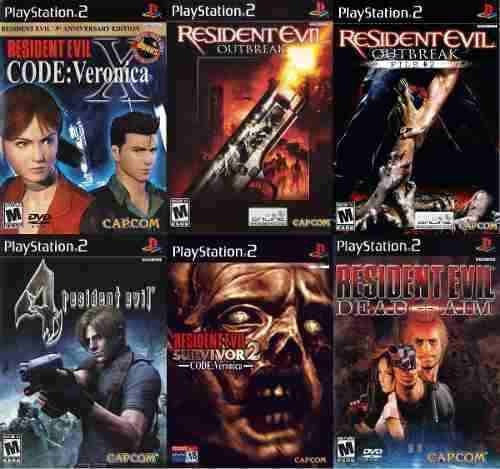 Resident Evil Collection Sony Playstation 2 (6 Discos)