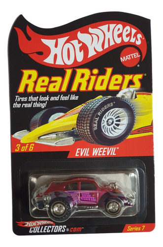 Hot Wheels Rlc Real Riders Volkswagen Evil Weevil 2007
