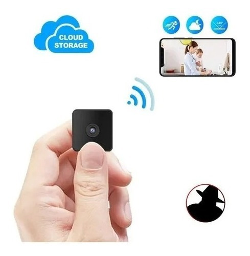 Imagen 3 de 5 de Camara Hd 1080p Mini Usb Ac Adaptador Espia Wifi App