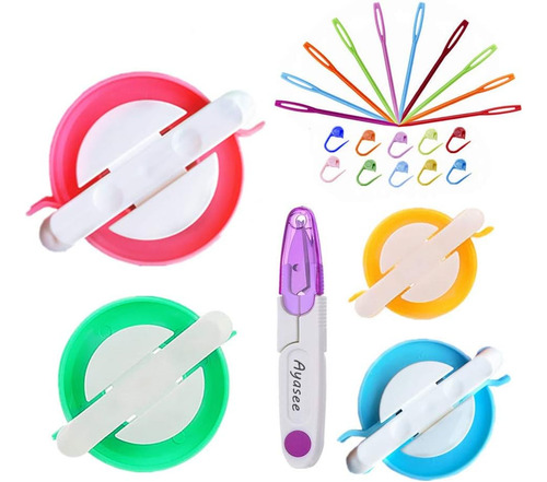Kit De Herramientas Para Tejer Y Crochet, Incluye Tijeras