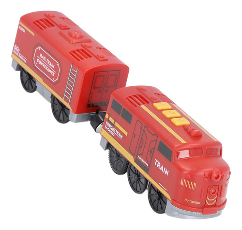 Tren De Acción Motorizado, Locomotora Que Funciona Con Bater