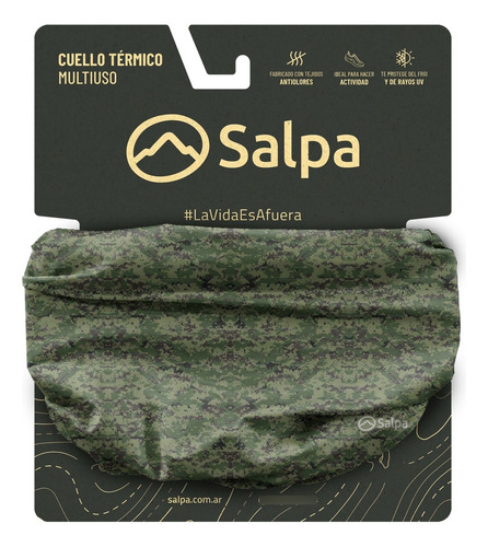Cuello Térmico Multiuso - Salpa - Mod. Camuflado Marpat
