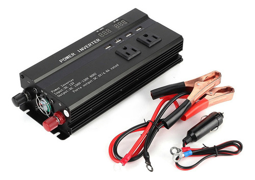 Convertidor De Inversor De Corriente Del Coche 4000w 12v A 1